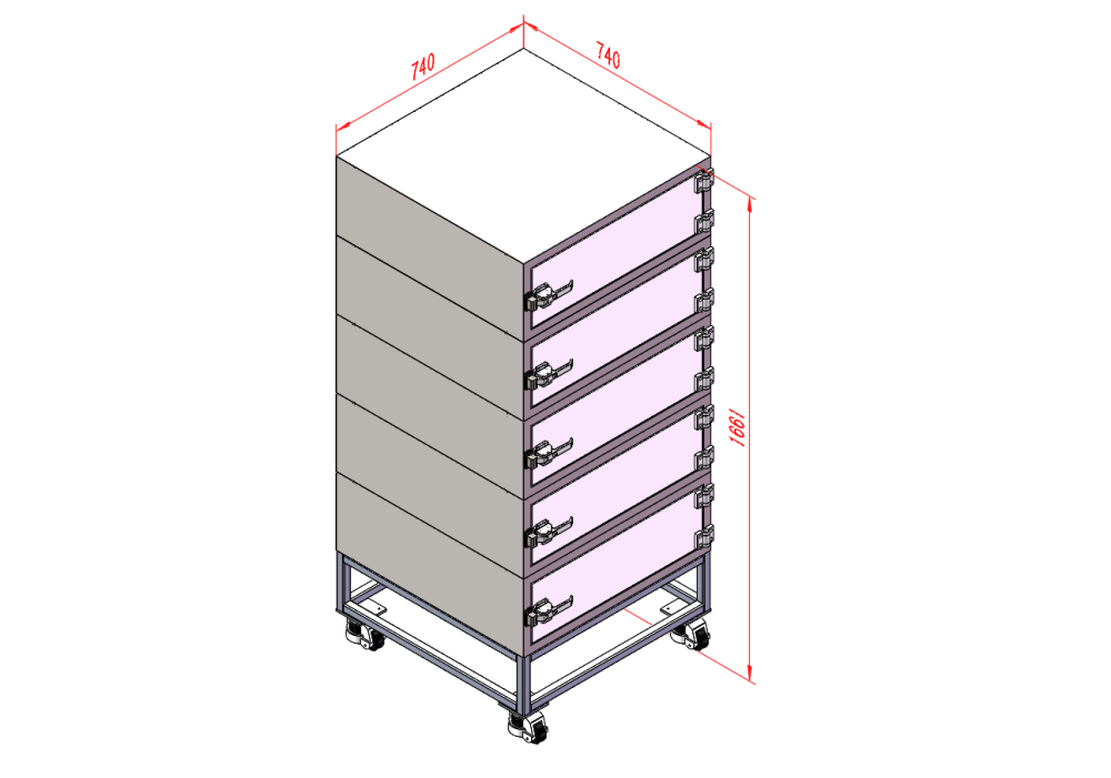 Stackable RF Shielded Enclosure Assembly