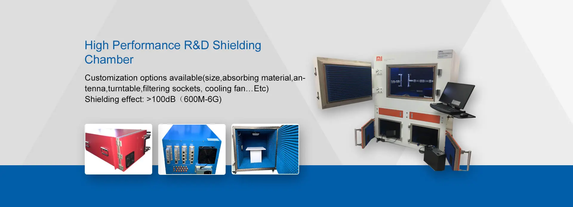high performance RF shield box