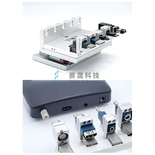 Adaptive plug and unplug test module