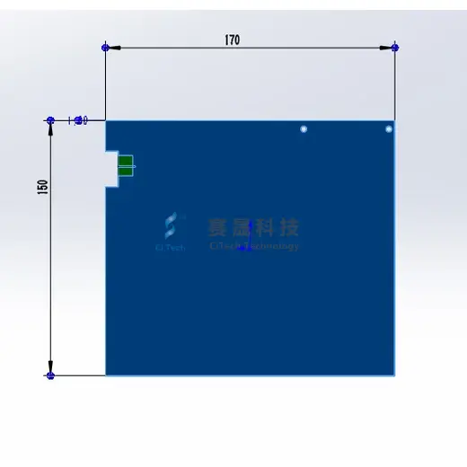 RF Coupling Test Antenna(vivaldi antenna)