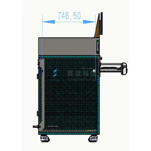 UWB TOF test RF shield chamber