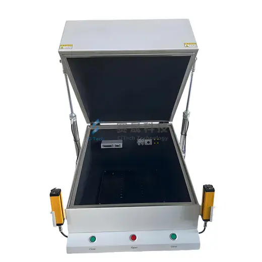 pneumatic shell style RF shield box