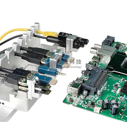 Adaptive plug and unplug test module