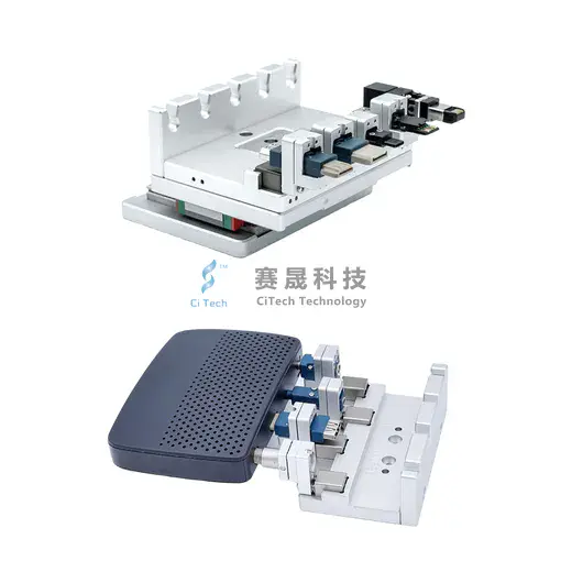 Adaptive plug and unplug test module