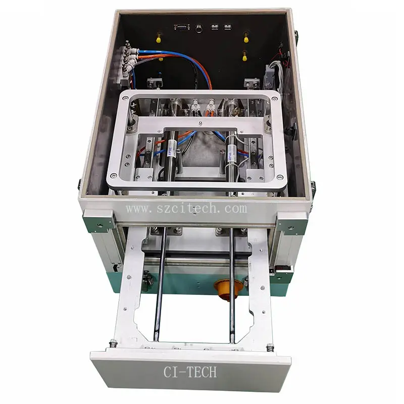 Pneumatic RF shield box